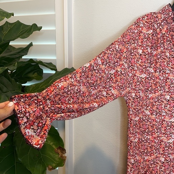 NWT Anthropologie O.P.T. Maxi Floral Ruffle Dress - Picture 8 of 12